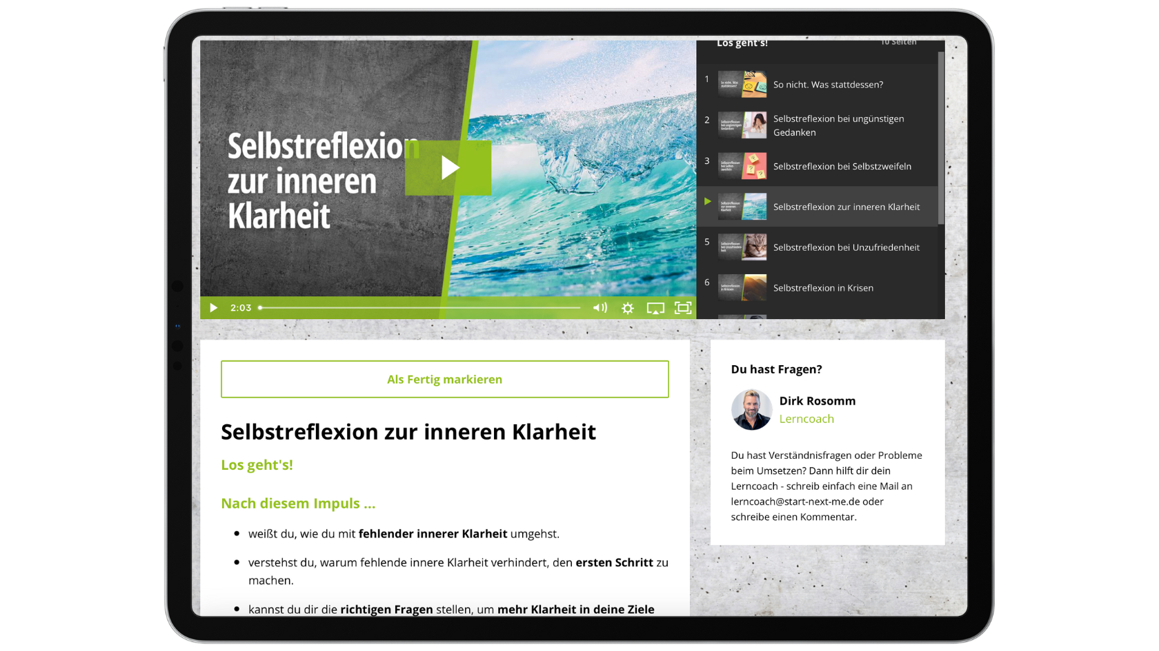 Videokurs: New Habits