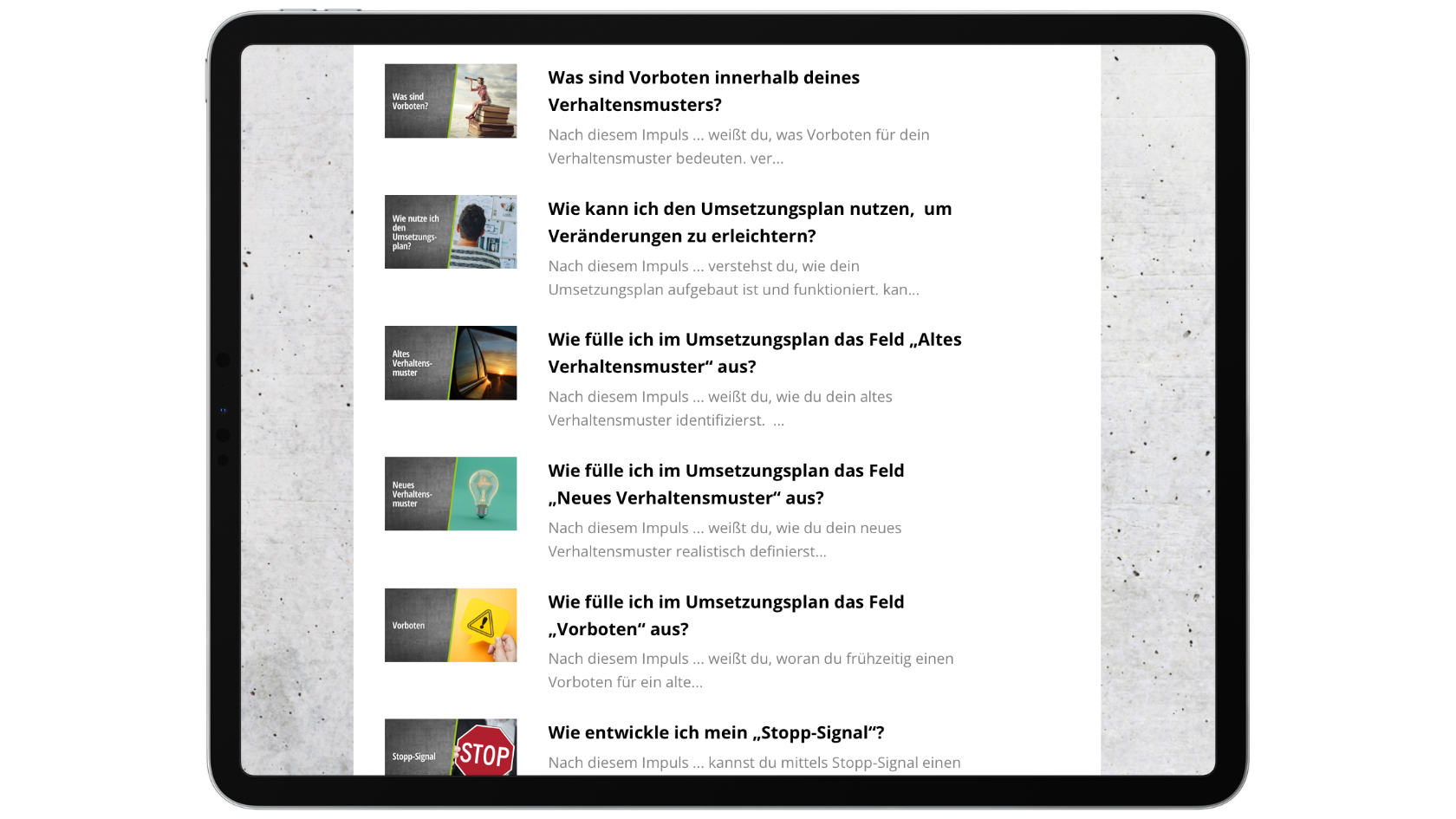 Videokurs: Bad Habits loswerden