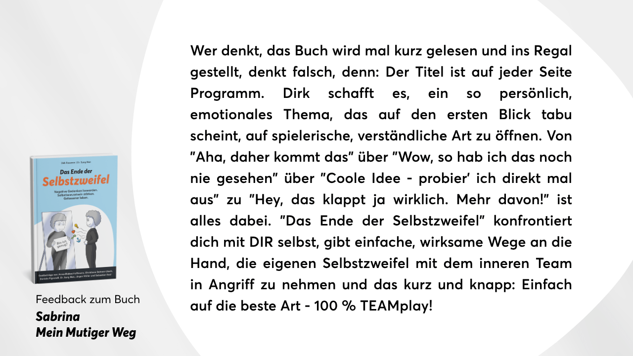 Buch: TeamPLAY - Das Ende der Selbstzweifel - Mr. Transformation Shop