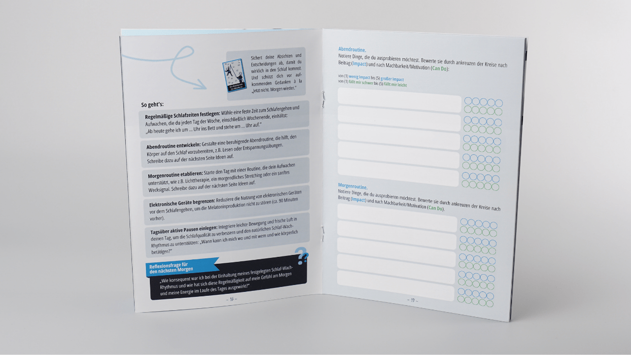 Playbook - Besser schlafen - Mr. Transformation Shop