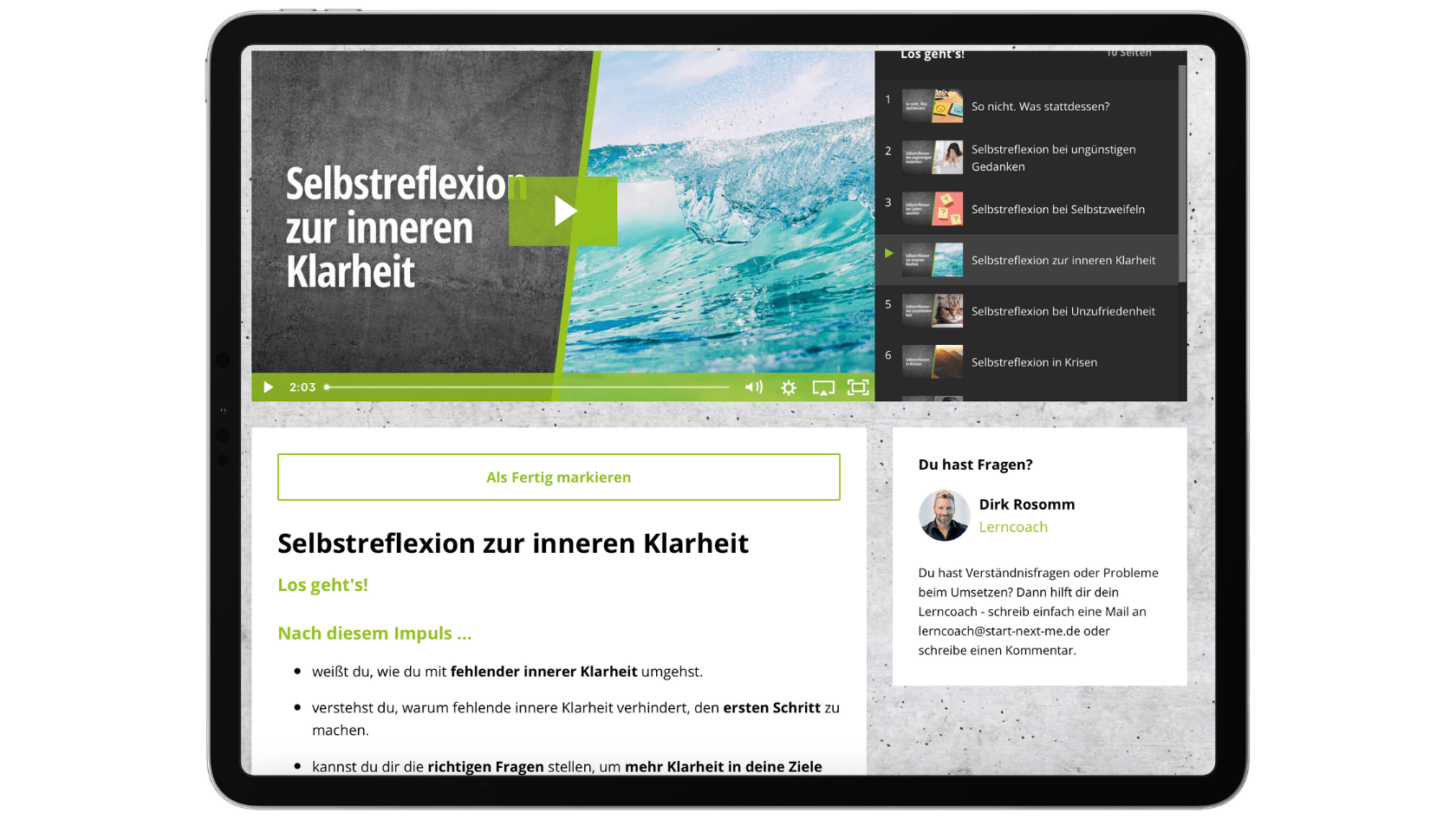 Videokurs: New Habits - Mr. Transformation Shop