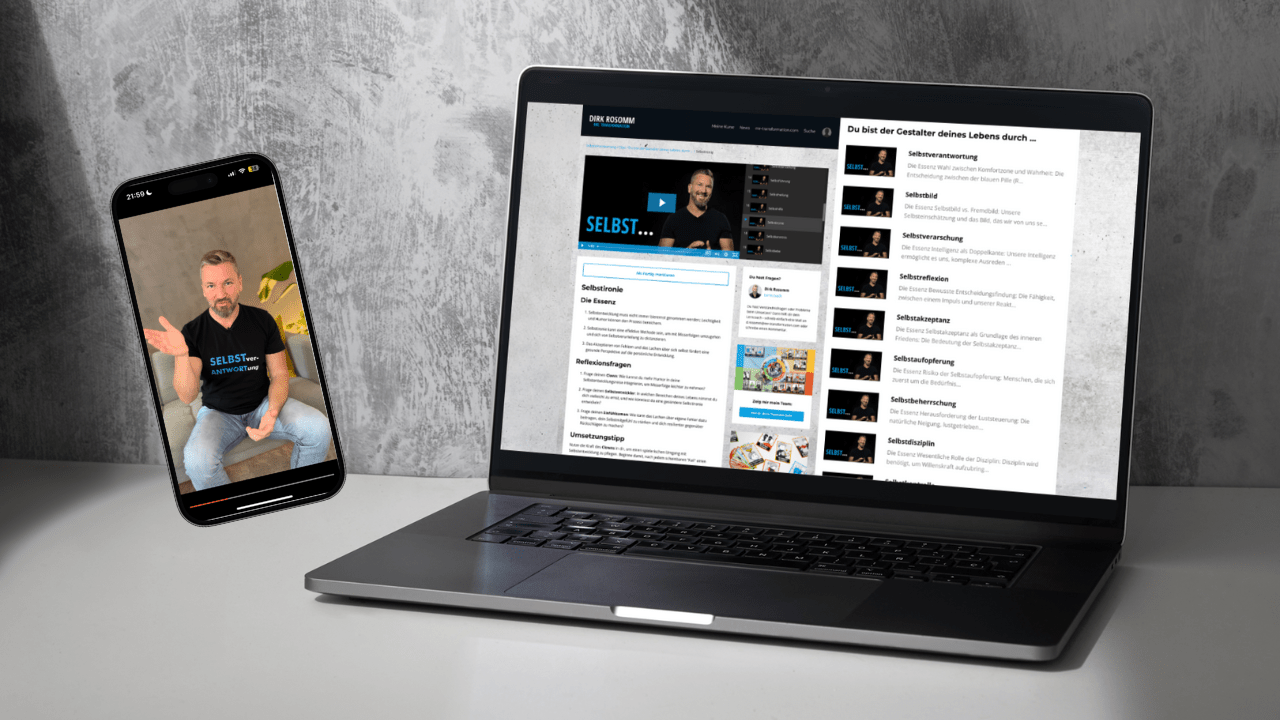 Videokurs: Selbstverantwortung - Mr. Transformation Shop