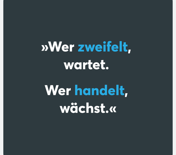 Aus Selbstzweifeln wird UmsetzungsKRAFT