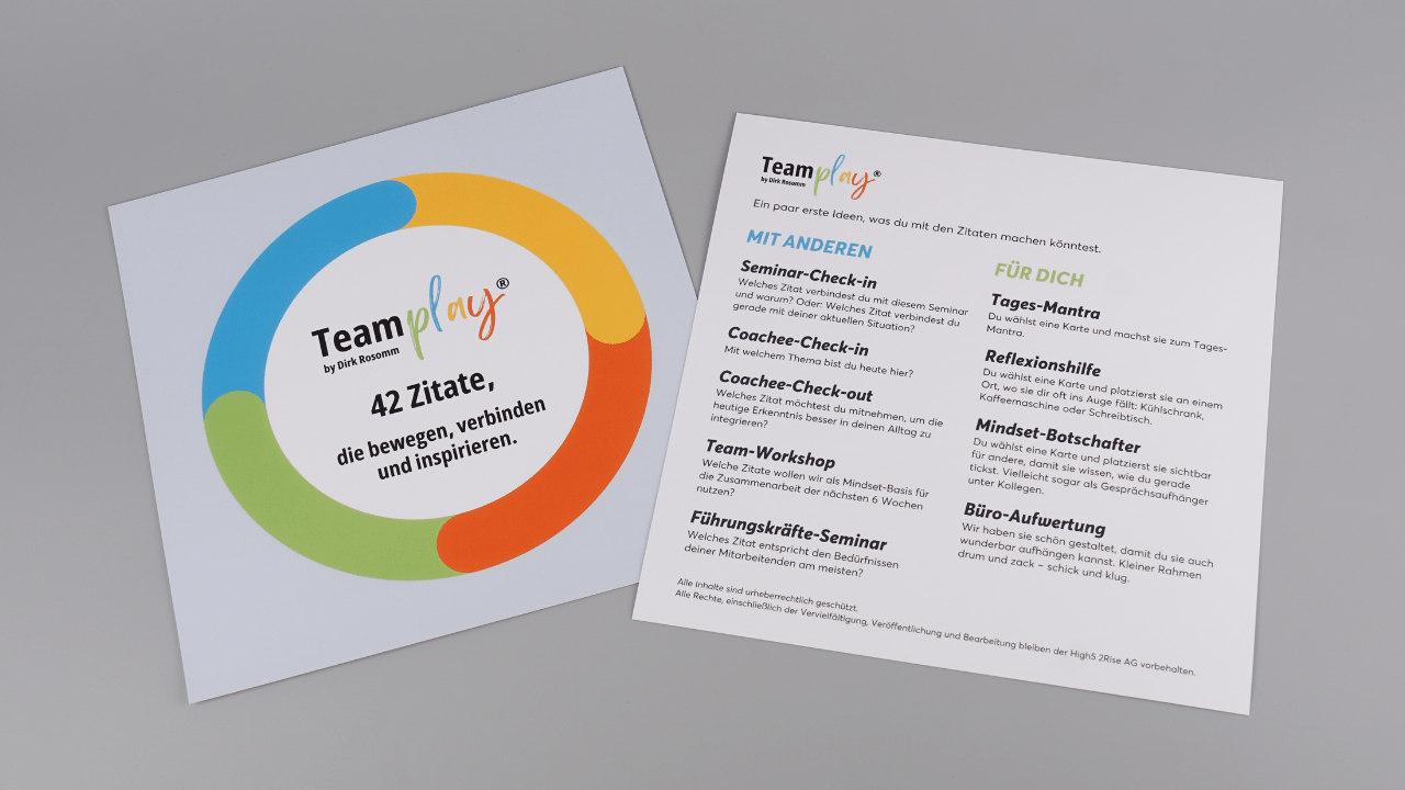 42 TeamPLAY Zitate - Mr. Transformation Shop