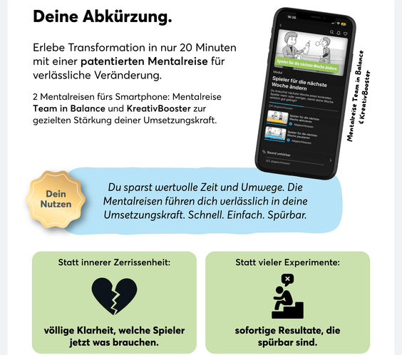 Aus Selbstzweifeln wird UmsetzungsKRAFT - TeamPLAY Shop