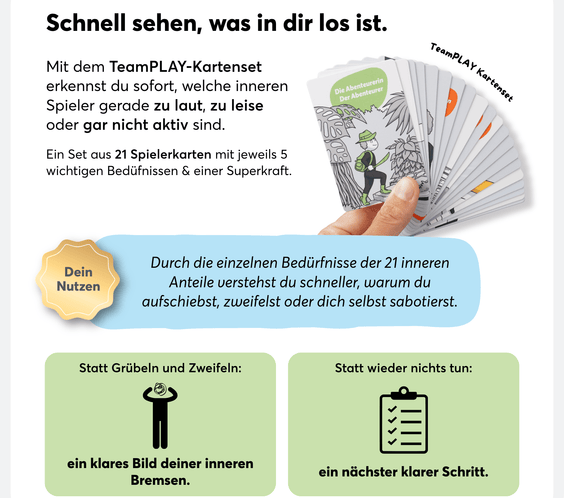 Aus Selbstzweifeln wird UmsetzungsKRAFT - TeamPLAY Shop