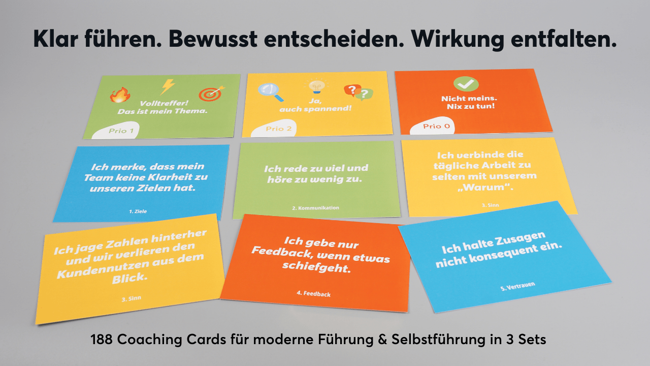 Coaching Cards - Für Führungskräfte - Mr. Transformation Shop