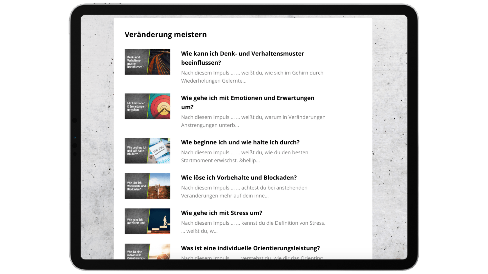 Videokurs: New Habits - Mr. Transformation Shop